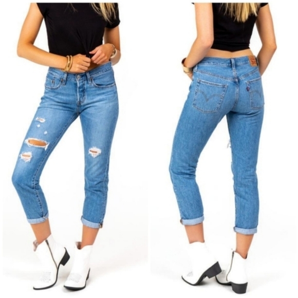 Levi's Denim - Levi's 501 T Taper Ankle Jeans Sansome Light